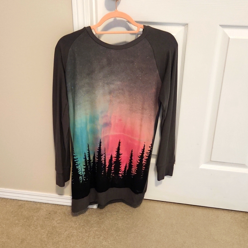 Aurora Borealis Long Sleeve Shirt